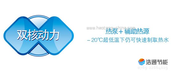 美的空气能热水器睿泉II代RSJ-15/150RDN3-C“双核动力”系统,-20℃超低温下仍可快速制取热水