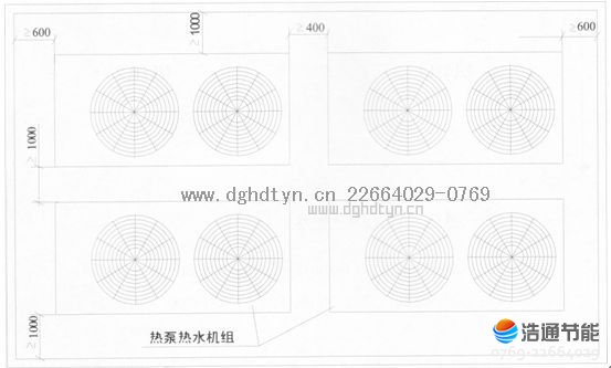 空气能热水器RSJ-770/S-820、RSJ-770/S-820-B、RSJ-770/S-820-C必要的安装维修空间