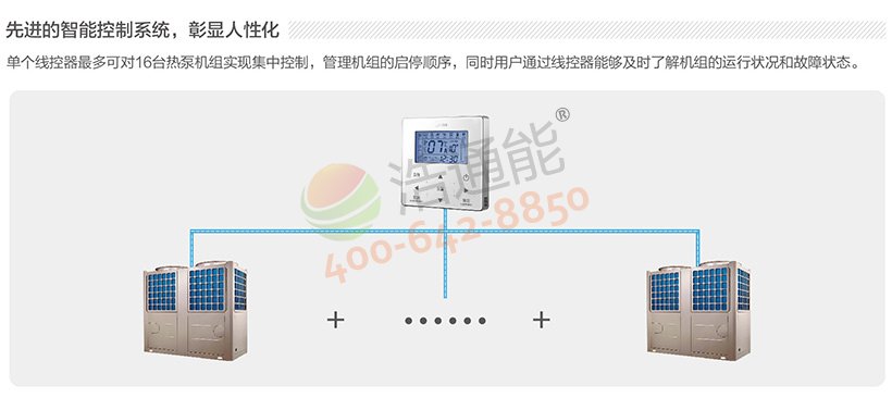 美的超低温空气源热泵机组DNL-E750/NSN1-H——先进的智能控制系统,彰显人性化