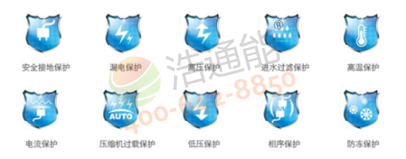 美的空气能热泵5匹RSJ-200/MSN1-5R0商用循环式侧出风多重安全保护控制技术