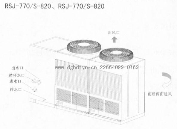 美的空气能(源)热泵RSJ-770-S-820、RSJ-770-S-820外形及组成.jpg